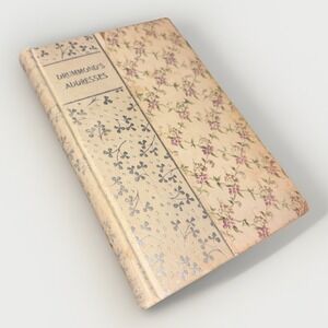 Vtg Drummond's Addresses By Henry Drummond Pub: By Henneberry Company Floral